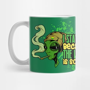 ALIENS STAY HIGH Mug